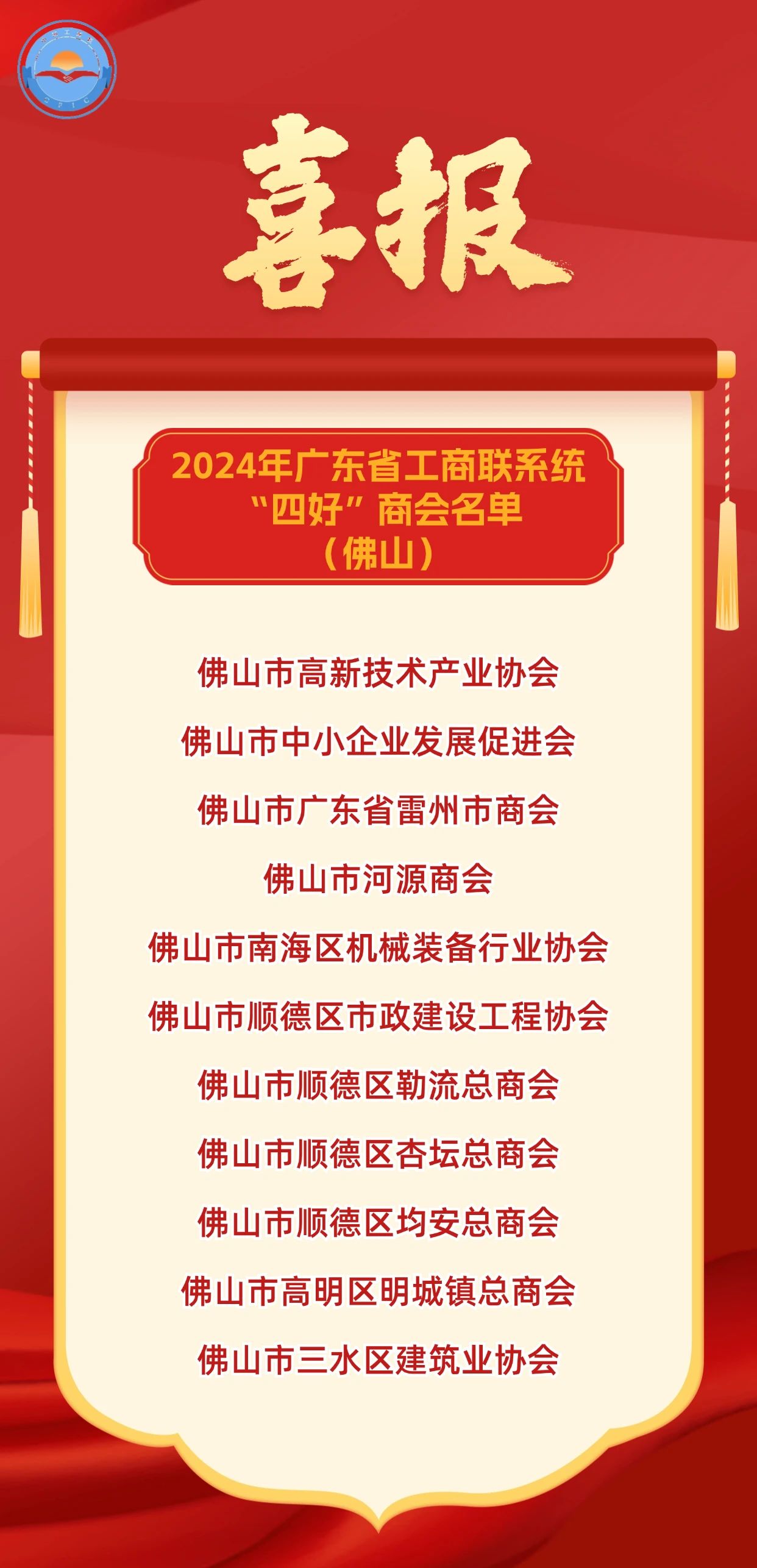 11家商会被认定为2024年广东省“四好”商会