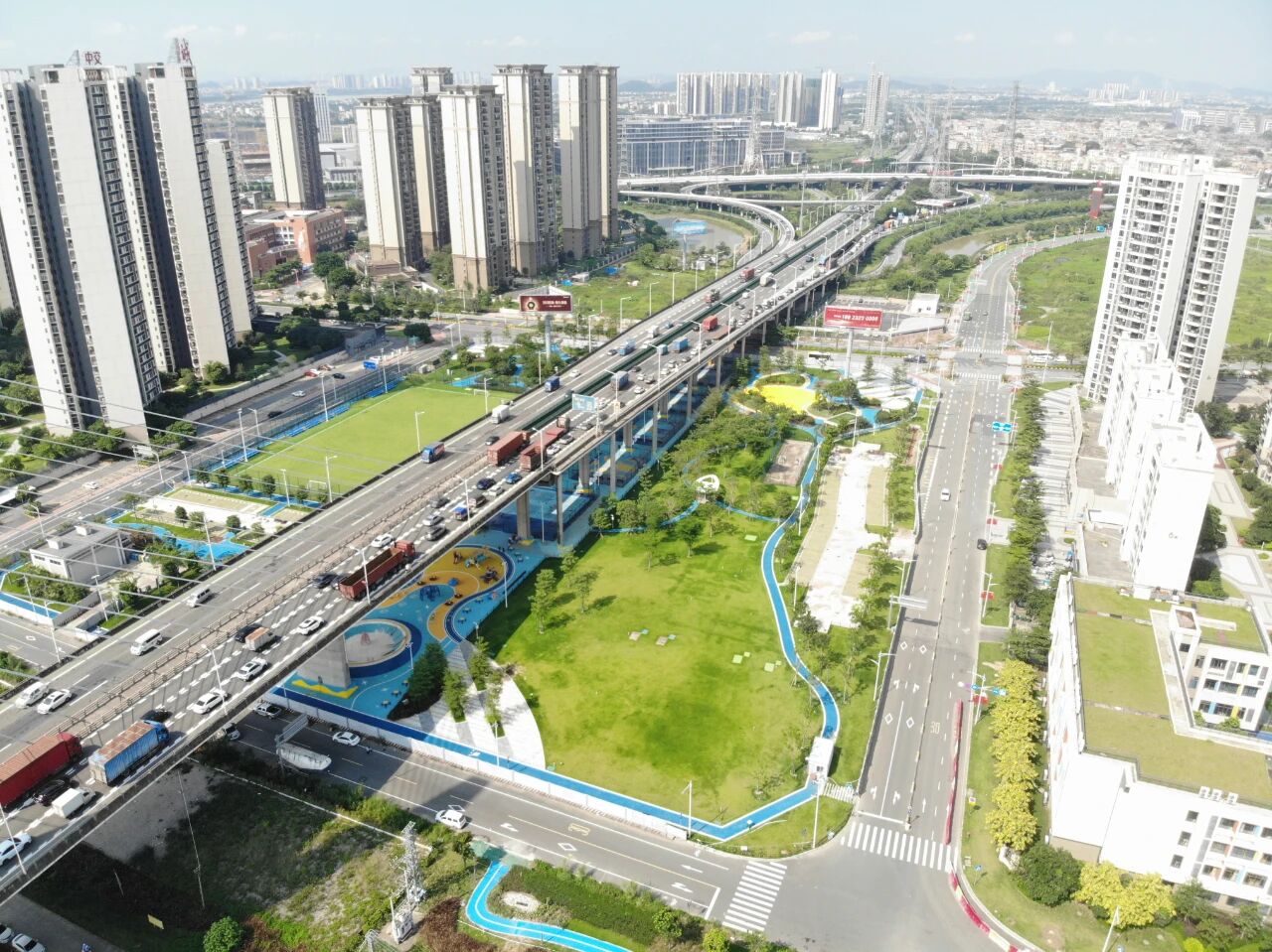 420万平方米“灰色角落”变身城市活力带！佛山桥下空间“蝶变”