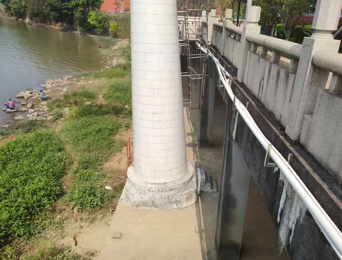 救人！他从3米高台跃入冰冷河水中