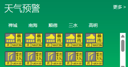来了！佛山又迎大雨、暴雨，请注意防御&rarr;